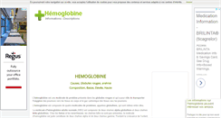 Desktop Screenshot of hemoglobine.info