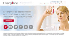 Desktop Screenshot of hemoglobine.ca